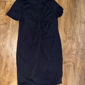 Black Maternity Bodycon Dress